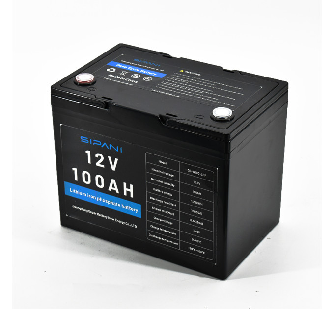 LiFePO4 акумулятор глибокого циклу 100 АН, 25.6 V