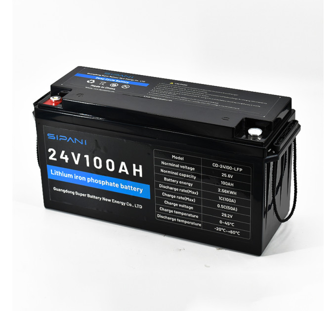 LiFePO4 акумулятор глибокого циклу 200 Ah, 12.8 V
