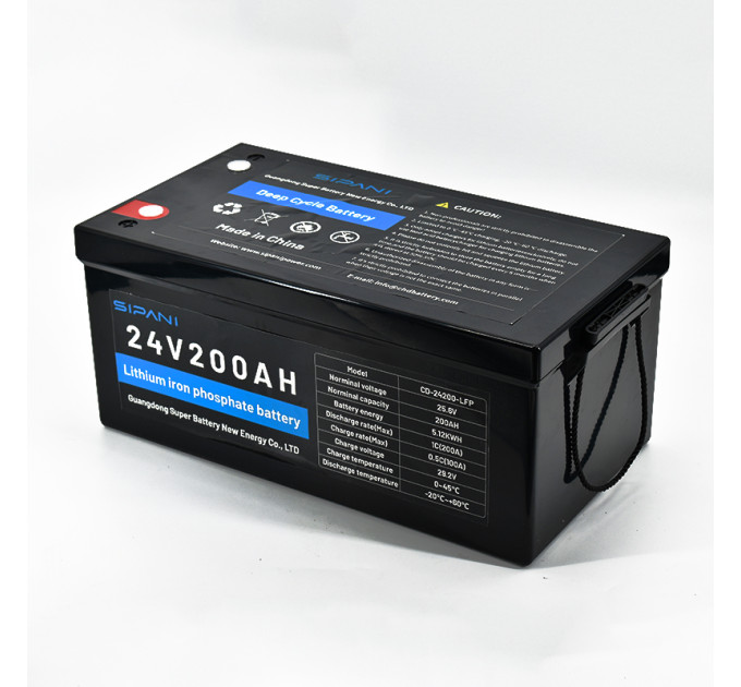 LiFePO4 акумулятор глибокого циклу 100 АН, 25.6 V